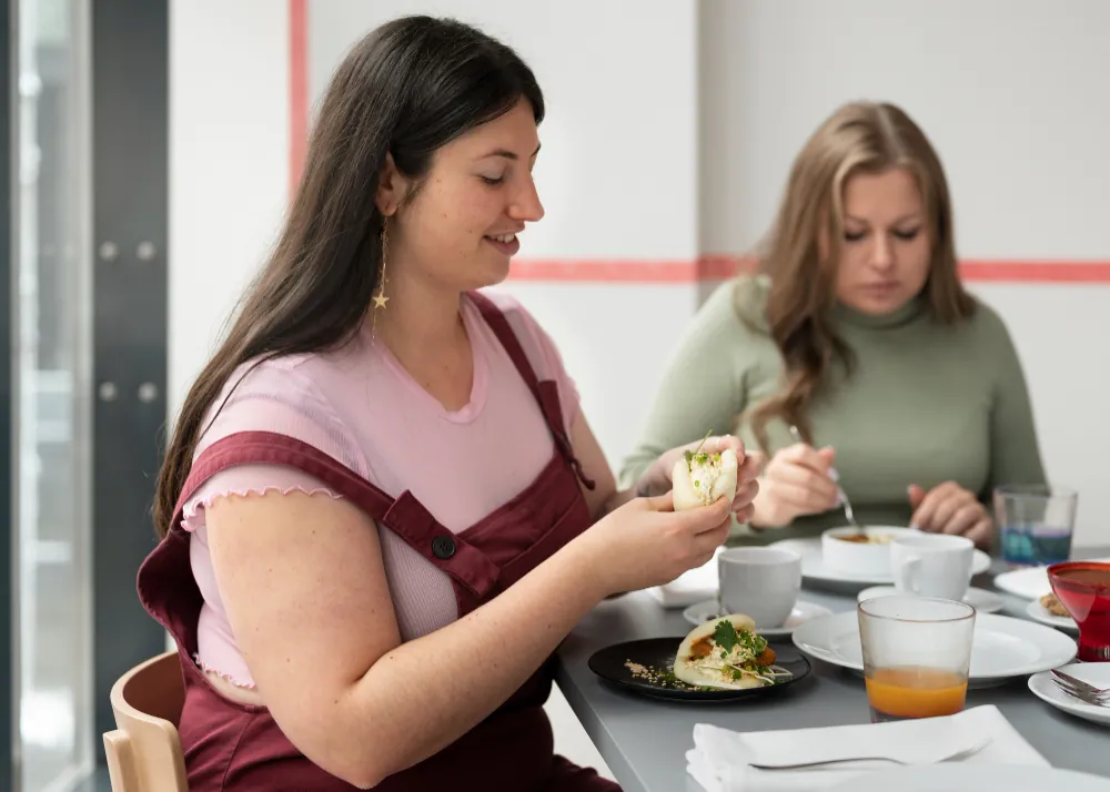 A comfortable relationship with food